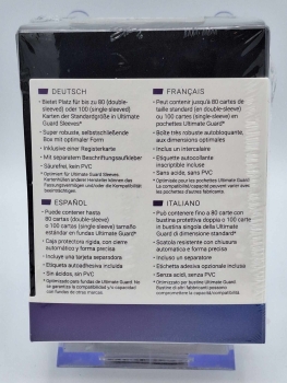 Deck Case Schwarz 80+ Karten - NEU